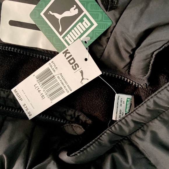 Kids Back to school PUMA Jacket size L 14/16 - Picture 4 of 8